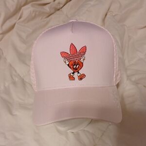 NEW!!! Adidas (Unisex)Light Pink Love Lift Us Up Adjustable Trucker Hat!